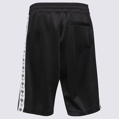 Shop Moschino Black Track Shorts