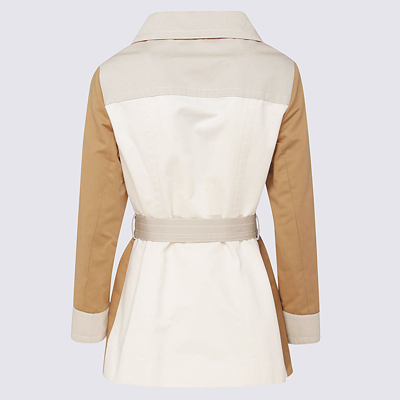 Shop Marni Beige And White Cotton Jacket In Brown