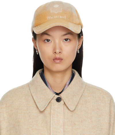 Shop Isabel Marant Beige & Taupe Tyron Cap In 10hy Honey