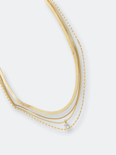 Shop Ettika All The Chains 18k Gold Plated Layered Necklace
