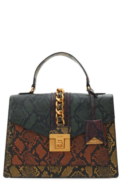 Aldo Glendaa Faux Leather Handbag In Dark Green | ModeSens