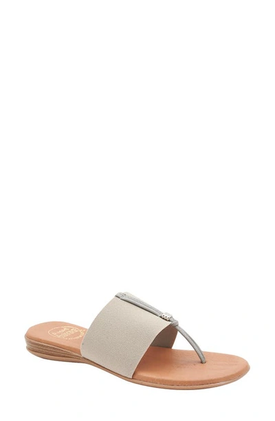 Shop Andre Assous Nice Featherweights™ Slide Sandal In Grey