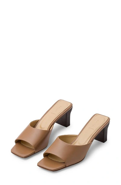 Shop Aeyde Katti Slip-on Sandal In Hazelnut