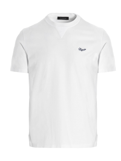 Shop Ermenegildo Zegna T-shirt In White