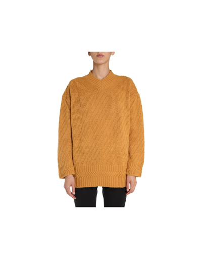 Shop Stella Mccartney V-neck Sweater In Yellow