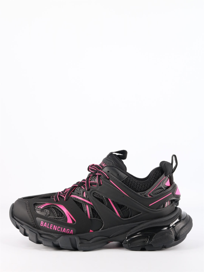 Shop Balenciaga Sneakers Track In Black