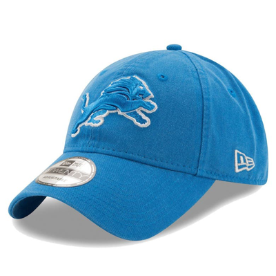 Shop New Era Blue Detroit Lions Core Classic 9twenty Adjustable Hat
