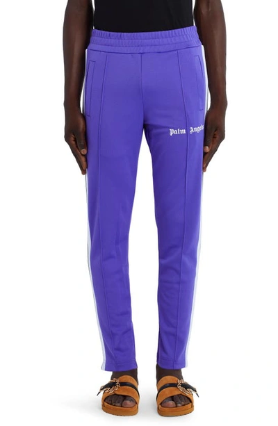 Shop Palm Angels Classic Track Pants In Purple White