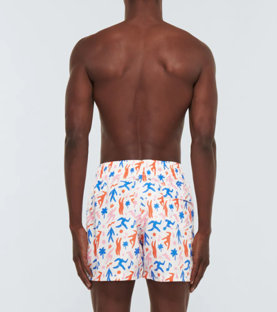 Shop Arrels Barcelona Printed Swim Shorts In Multi