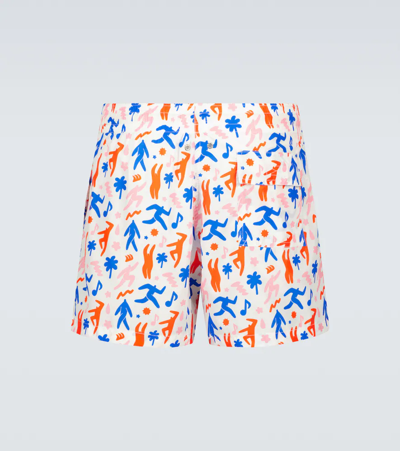 Shop Arrels Barcelona Printed Swim Shorts In Multi