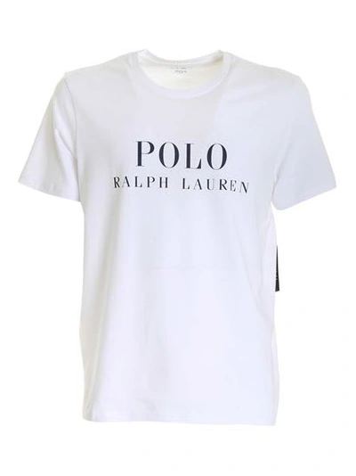 Shop Polo Ralph Lauren T-shirt Bianca Con Logo 714830278006 In White