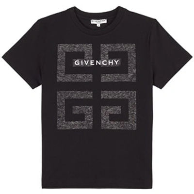 Shop Givenchy Black Logo Print T-shirt