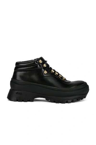Shop Jil Sander Ankle Boots In Black