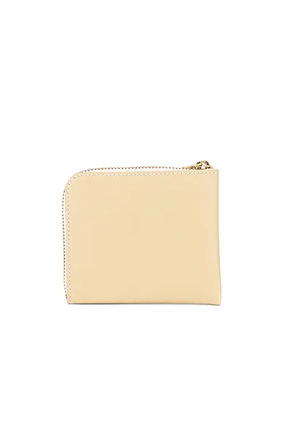 Comme Des Garçons Beige Classic Group Wallet In White