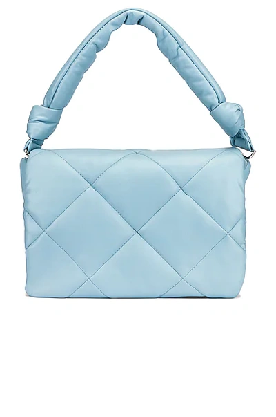 Shop Stand Studio Wanda Faux Leather Mini Bag In Baby Blue