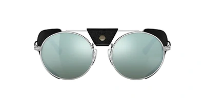 Persol - Male Light Green Mirror Silver Size 52- In Light Green Mirror Silver