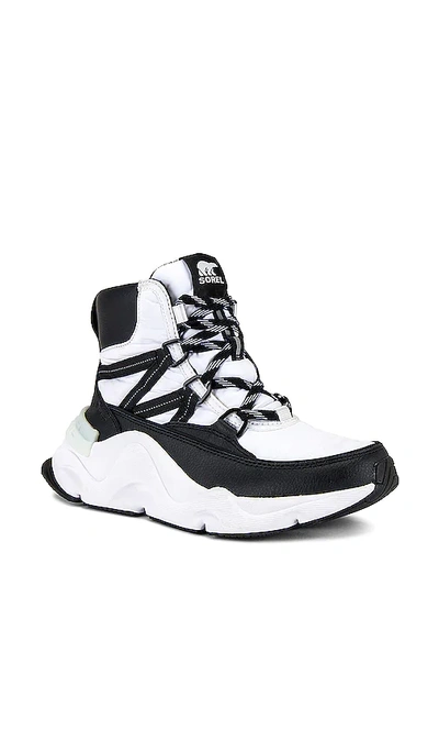 Shop Sorel Kinetic Rnegd Sport Sneaker In Black & White