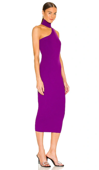 Shop Solace London Aria Midi Dress In Purple