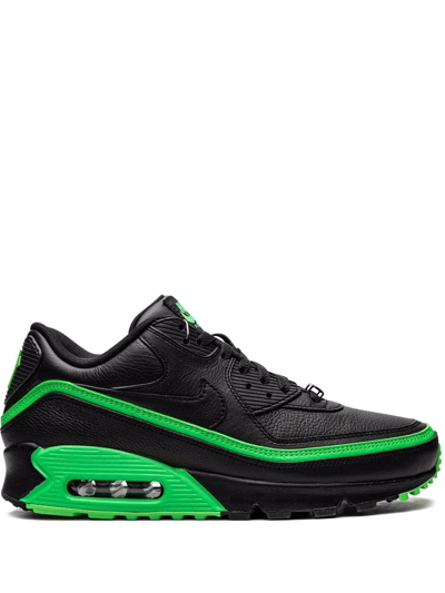 Shop Nike X Undefeated Air Max 90 "black/green" Sneakers