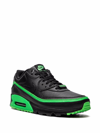 Shop Nike X Undefeated Air Max 90 "black/green" Sneakers