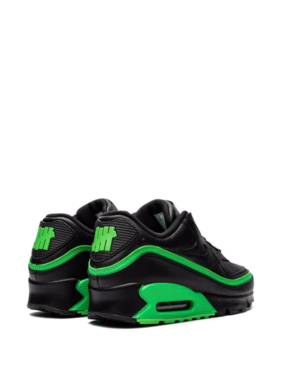 Shop Nike X Undefeated Air Max 90 "black/green" Sneakers