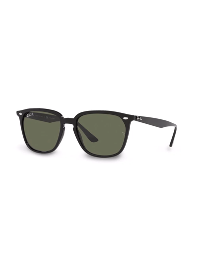Shop Ray Ban Square-frame Sunglasses In Grün