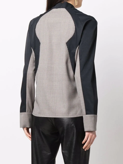 Kiko Kostadinov Black & Beige Stride Pullover Shirt In Nude