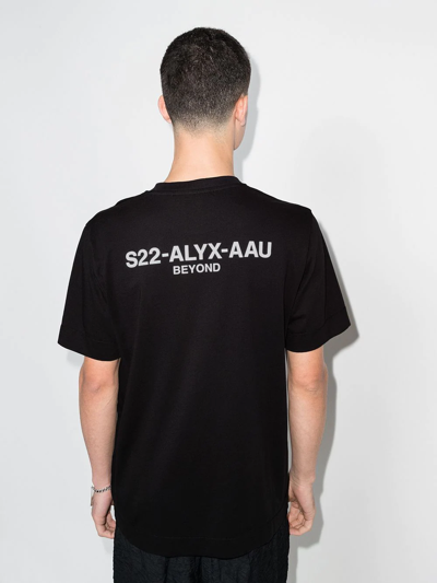 Shop Alyx Collection Logo-print T-shirt In Schwarz
