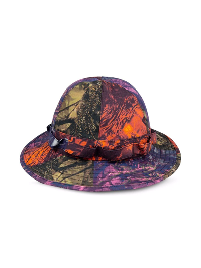 Shop Supreme X South2 West8 "camo" Jungle Hat In Orange