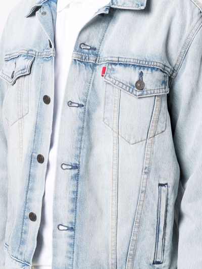 Shop Levi's Button-up Denim Jacket In Blau
