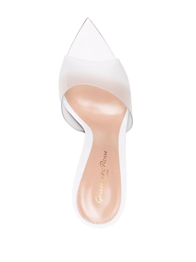 Shop Gianvito Rossi Elle Open-toe Sandals In White