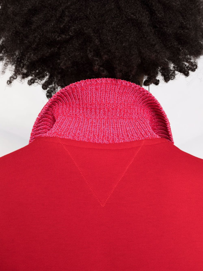Shop Bottega Veneta Short-sleeve Polo Shirt In Rot