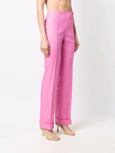 Jacquemus Le Pantalon Fresa Tailored Trousers In Pink