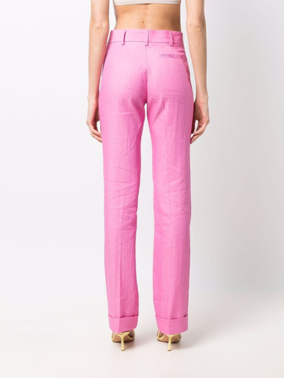 Jacquemus Le Pantalon Fresa Tailored Trousers In Pink