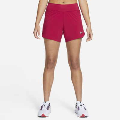 Shop Nike Eclipse Women's Running Shorts In Mystic Hibiscus