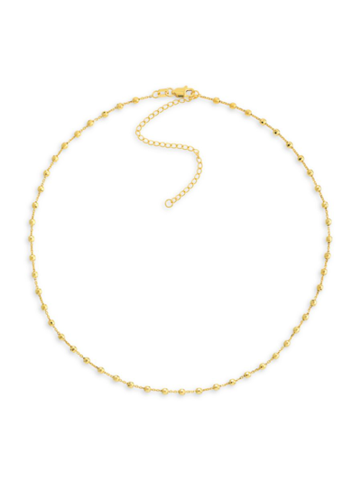 Shop Saks Fifth Avenue Women's 14k Yellow Gold Choker Necklace/16"