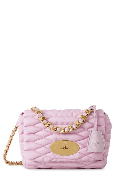 Lily Quilted Econyl Nylon Shoulder Bag In