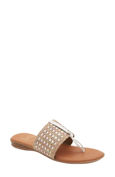 Shop Andre Assous Nice Featherweights™ Slide Sandal In Natural