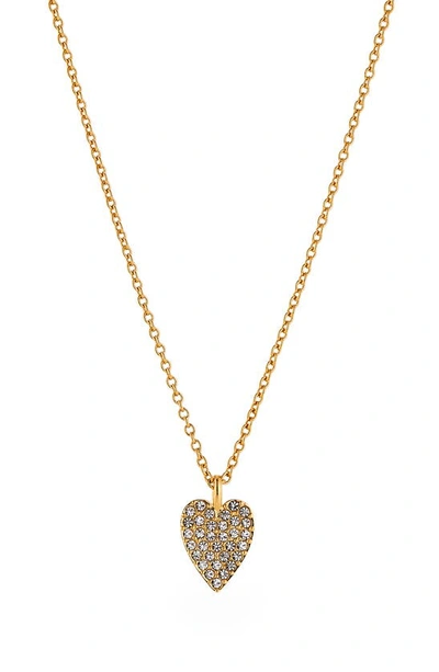 Shop Ajoa Sugarush Heart Pendant Necklace In Gold