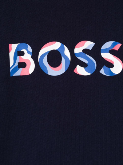 Shop Bosswear Logo-print T-shirt Dress In Black