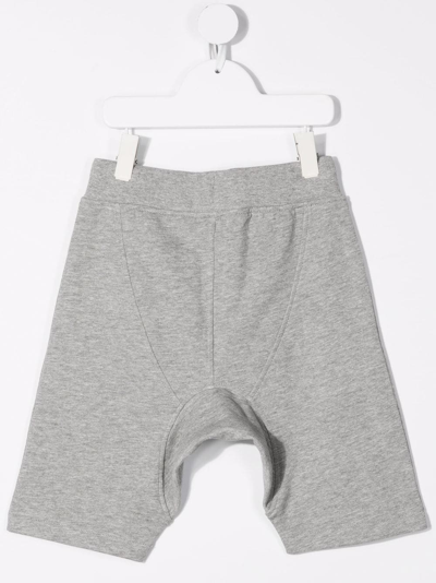 Shop Molo Ashton Organic Cotton Shorts In Grey