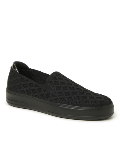 Shop Dearfoams Women's Sophie Slip-on Sneakers Women's Shoes In Black/black