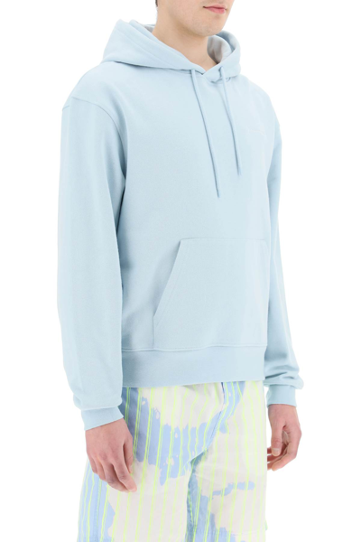 Shop Jacquemus 'le Sweatshirt Brode'' Sweatshirt In Light Blue