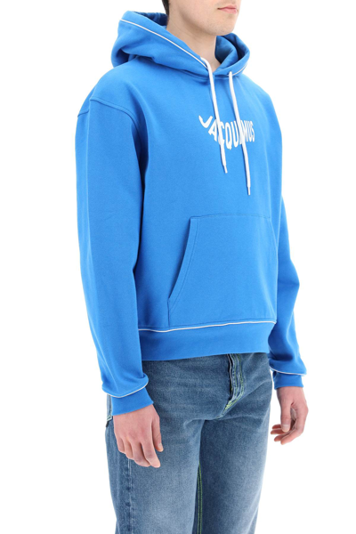 Shop Jacquemus 'le Sweatshirt Vague' Sweatshirt In Blue