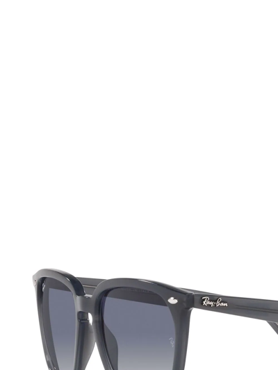 Shop Ray Ban Square-frame Sunglasses In Blue