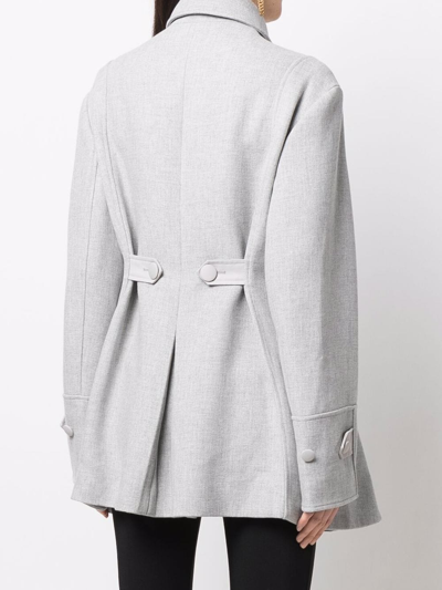 Kiko Kostadinov Gellhorn Fitted Jacket In Grey