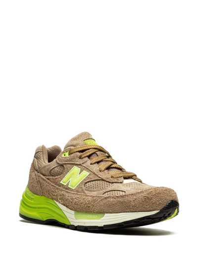 New Balance X Concepts 992 "low Hanging Fruit" Sneakers In Brown