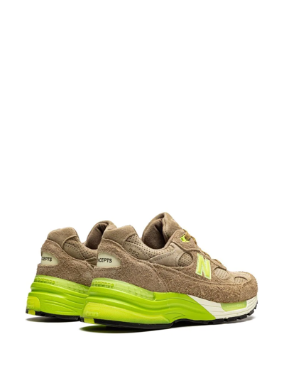 New Balance X Concepts 992 "low Hanging Fruit" Sneakers In Brown