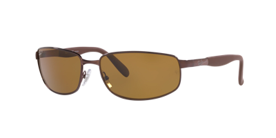 Shop Ray Ban Ray In Crystal Brown Polarized