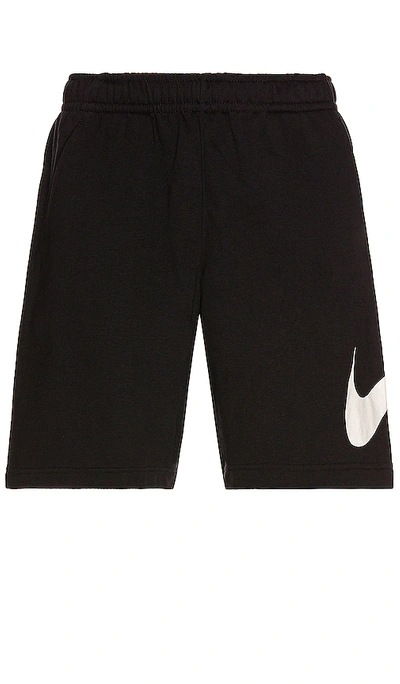 Shop Nike Nsw Club Short In Black & White